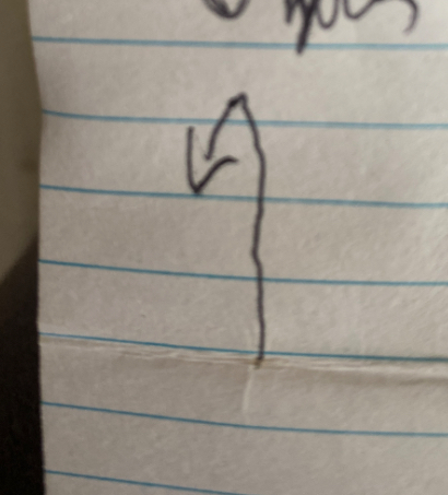 <p>5 yds turn to your left </p>