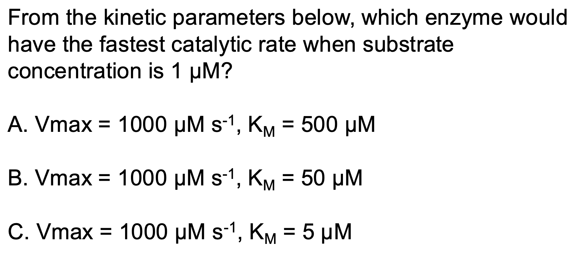 <p>A, B or C?</p>