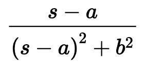 <p>F(s) = L { f(t) }</p>