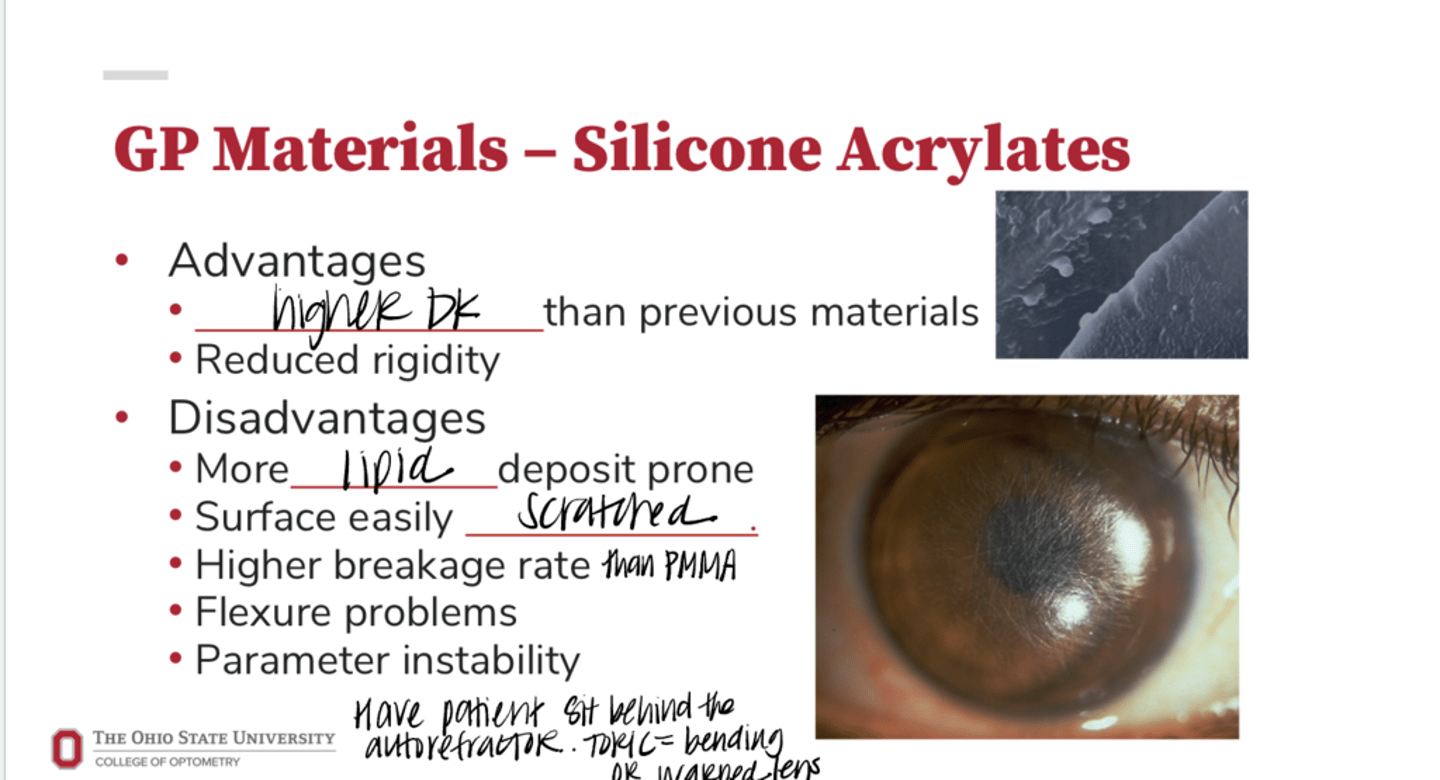 <p>What are the advantages to the silicone acrylates?</p>
