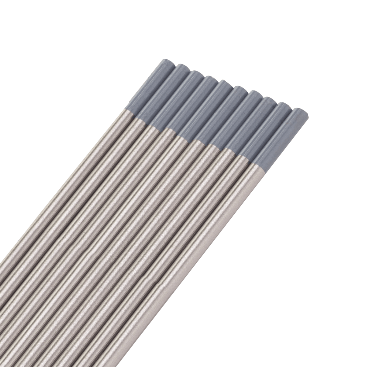 <p>Non-consumable electrode made of tungsten used in GTAW (TIG) welding to create and maintain the arc without melting during the welding process.</p>