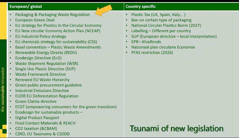 <p>Focus of this lecture is on packaging &amp; packaging waste regulation</p>
