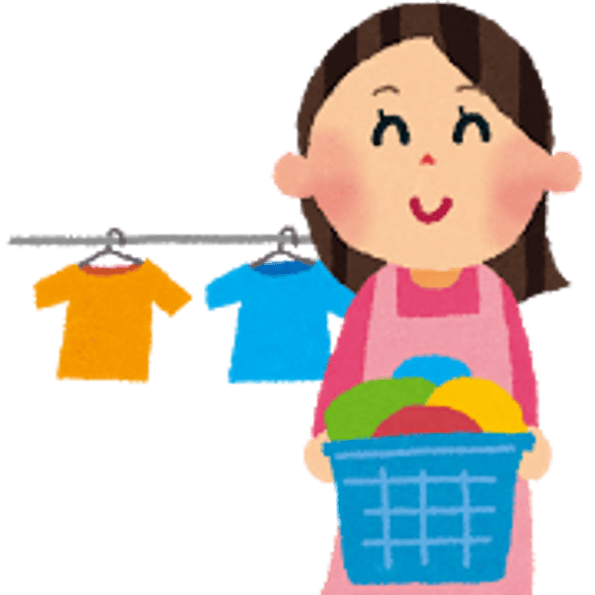 <p>to do laundry (~を)</p>