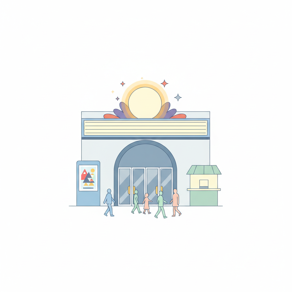 <p>rạp chiếu phim<br><br>えいがかんにいきます。</p>
