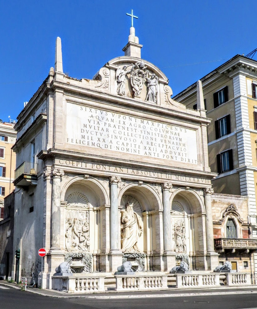 <p>Fontana dell’Acqua Felice</p>