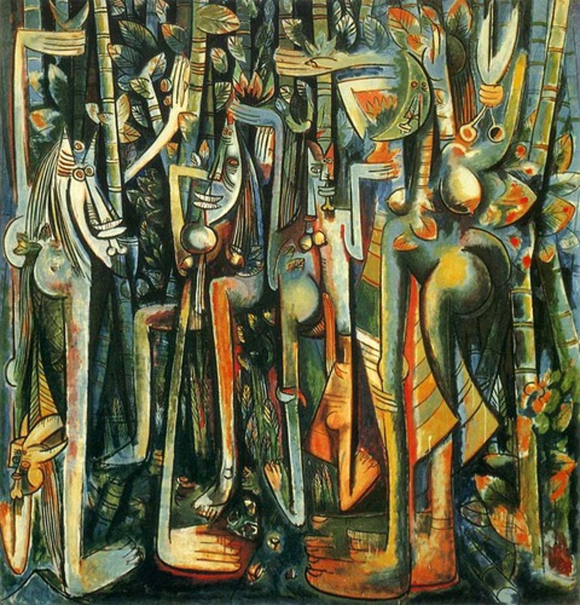 <p>Artist: Wilfredo LamPeriod:</p><p>Dates: 1943 C.E.</p><p>Culture: Cuba</p><p>Material: Gouache on paper mounted on canvas</p>