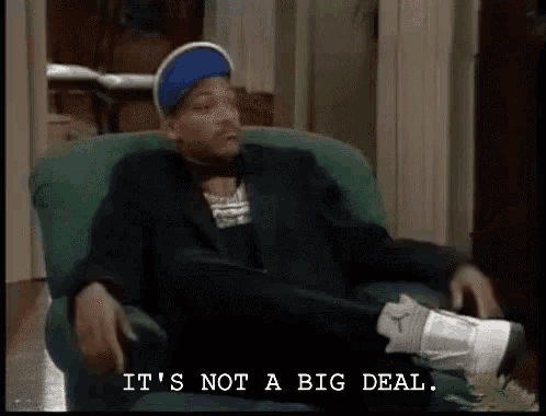 <p>méi shénme </p><p>It's nothing / not a big deal</p>