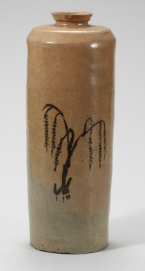 <p>what is the celadon tube shaped bottle w/ willow design in underglaze iron</p>