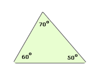 <p>A triangle that contains only angles that are less than 90 degrees.</p>