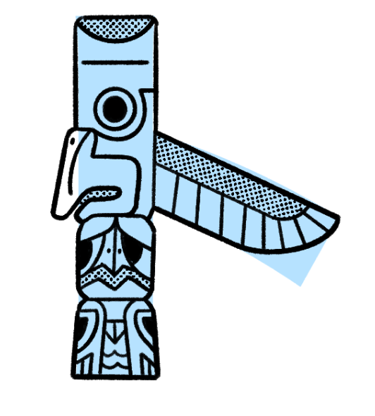 <p>“To” → like a totem or the kanji radical “Toe”</p>