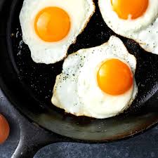 <p>FRIED EGGS </p>