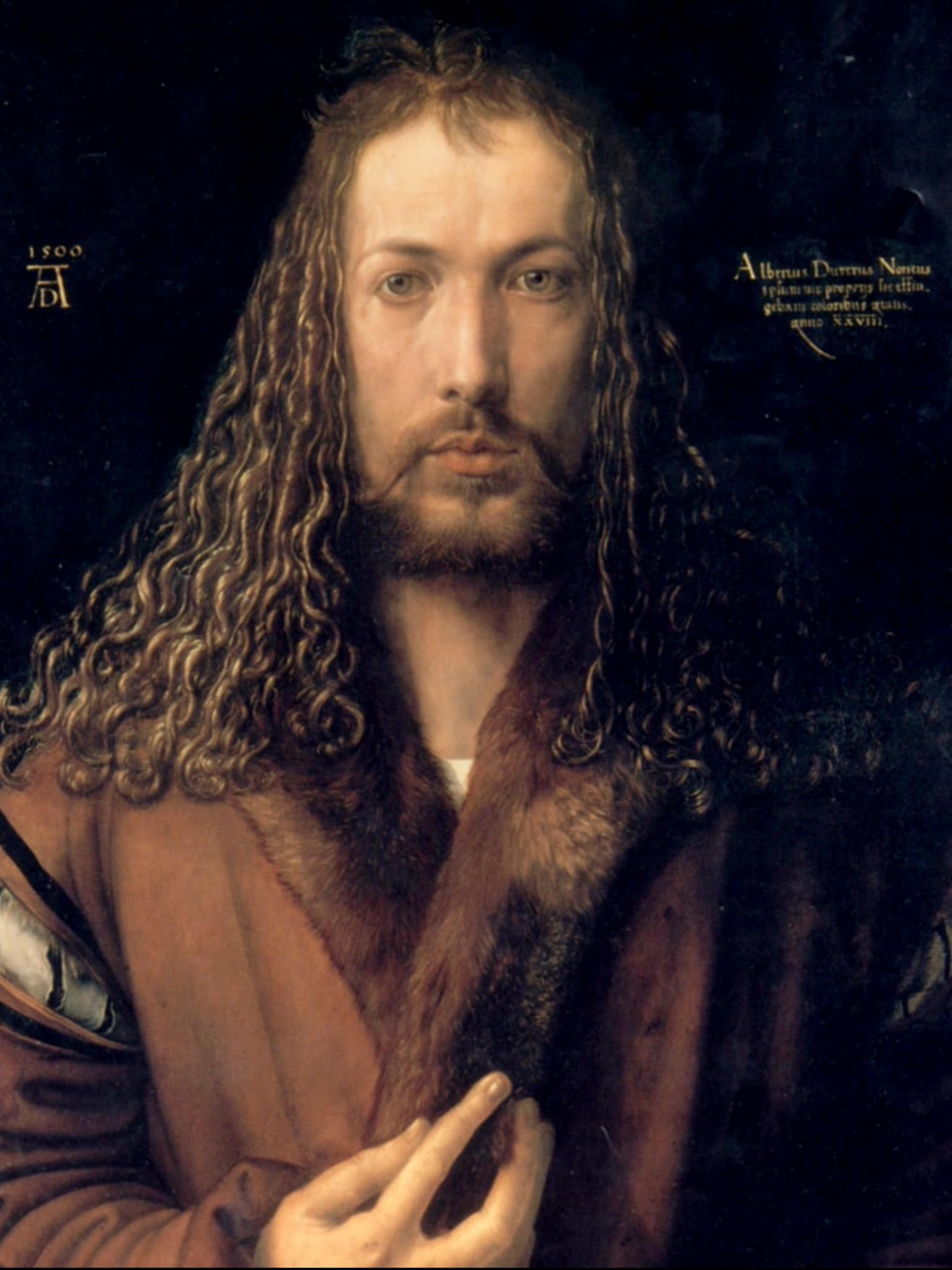 <p>Albrecht Durer, Self Portrait</p>