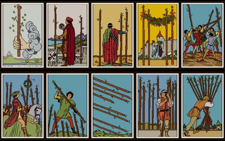 <p>Suit of Wands</p>