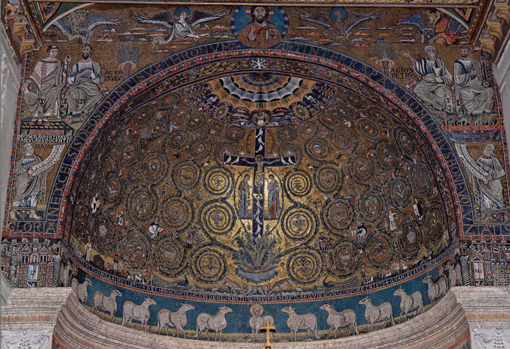 <p>Mosaic at Basilica di San Clemente </p>