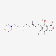 <p>mycofenolaat mofetil (prodrug)</p><p>mycofenolaat = mycofenolzuur</p>