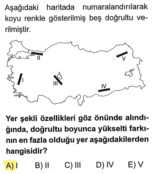 <p>I numaralı hat Menteşe Dağları'ndan geçer. Kıyıdan başlayıp kısa sürede çok yüksek ve engebeli bir araziye çıkar. Diğer hatlar (İç Anadolu veya Ege'nin grabenleri gibi) daha düzlemseldir.</p>