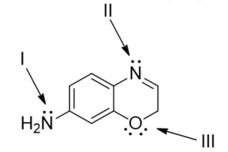 <p>identify the localized and delocalized electrons </p>