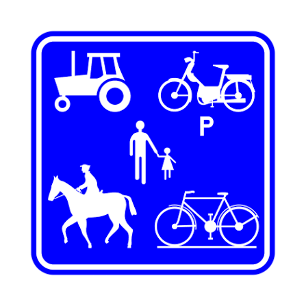 <p>Voorbehouden weg</p>