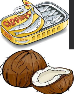 <p>Coconut &amp; Sardines</p>