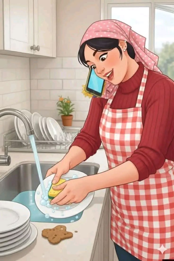 <p>do the washing up</p>