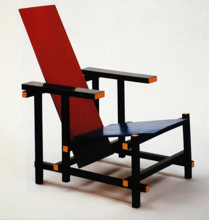 <p>Red Blue Chair</p>