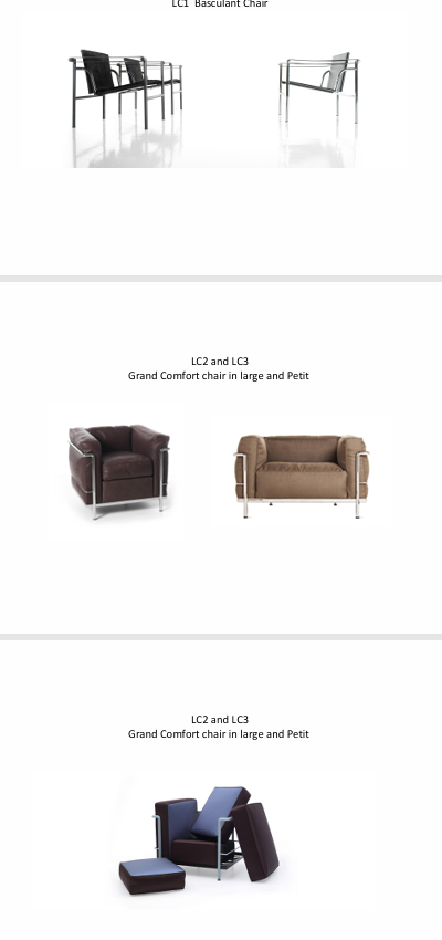 <p>LC FURNITURE COLLECTION</p>