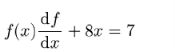 <p>Determine if each ODE is linear or nonlinear. If non linear, what term makes it non linear</p>