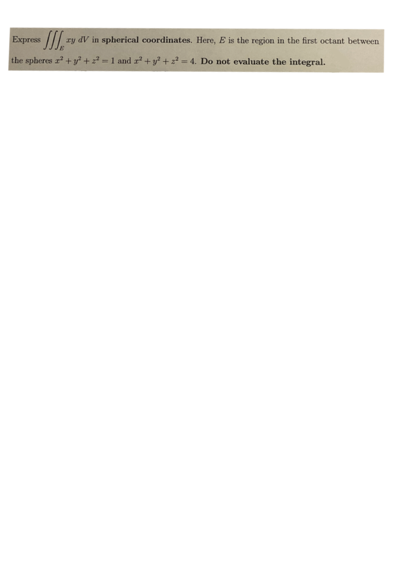 <p>Spherical Coordinates</p>