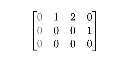<ul><li><p>column of zeros does not mean the variable = 0</p></li><li><p>Just means that the varible never appears in eqs, so nothing restricts it</p></li><li><p>In the solution vector, this free variable shows up <strong>only in its own position</strong>, and all other entries are 0.</p></li><li><p>here if x1 is free varible s, only x1=S<br></p></li></ul><p></p><p></p>