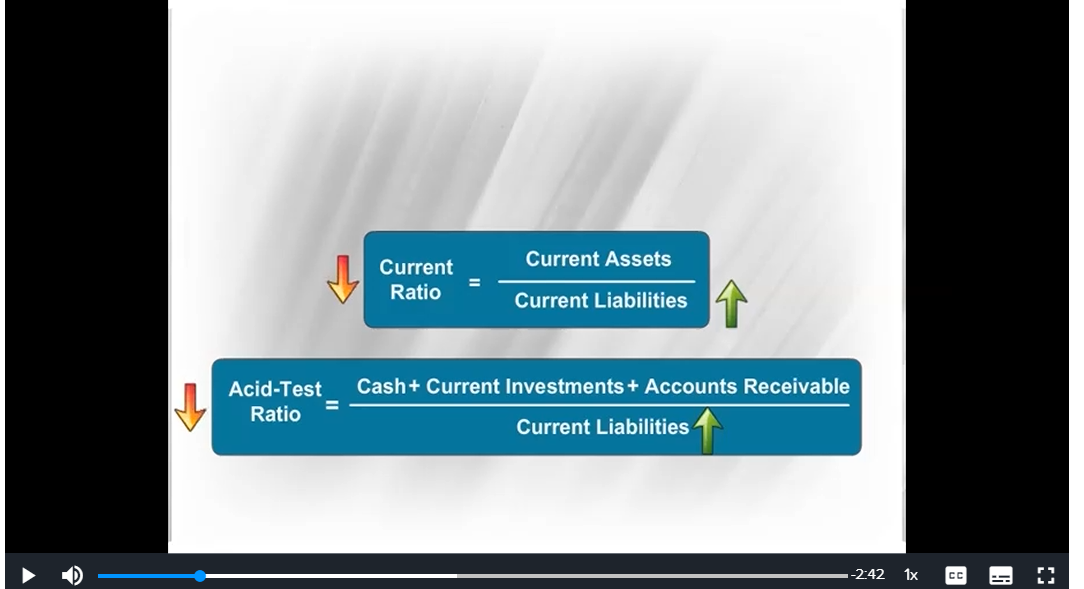 <p>What happens when you increase current liabilities in both the current ratio and acid test ratio?</p>