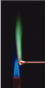 <p><span style="line-height: 0px;">Light green flame​</span></p>