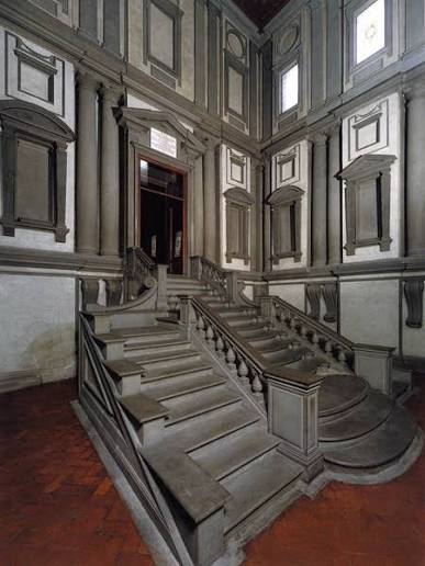 <p>Bibliotheca Laurenziana, Michelangelo, Firenze, renaissance, 1520</p>