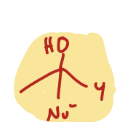 <p>Nu- Acyl Addition (stays tetrahedral, -O gets protonated to OH)</p>