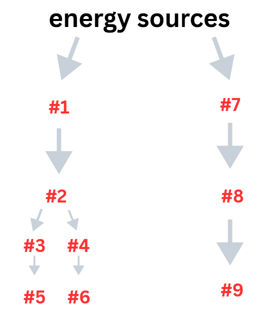 <p><strong><u>classification based on energy (method of generating ATP)</u></strong></p><p>label #1-9</p>