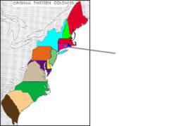 <p>Colony in New England</p>