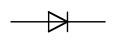<p>A component that only allows current to flow through in the forward direction. They have very large resistances in the reverse direction.</p>