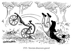 <p>(Law of Inertia) an object in motion tends to stay in motion & an object at rest stays at rest unless acted upon by an outside force.</p>