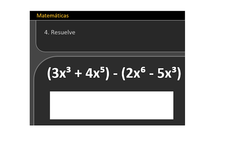 <ol start="4"><li><p>resuelve </p></li></ol><p></p>