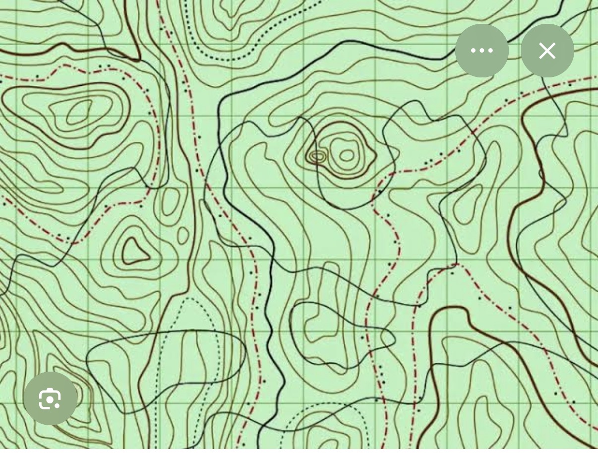 <p>Topographical map </p>