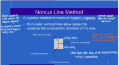 <p>How does the Nonius Line Method work?</p>