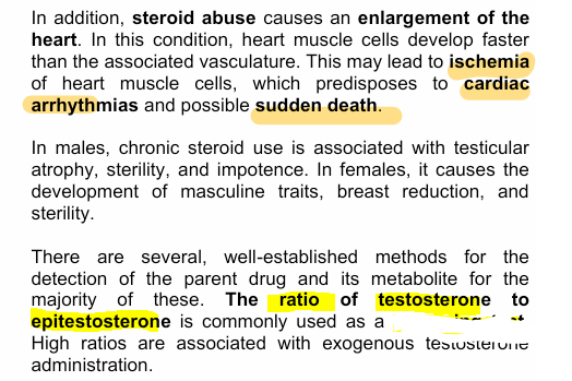 <p><strong><u>Toxicology of therapeutic drugs: anabolic steroids</u></strong></p>