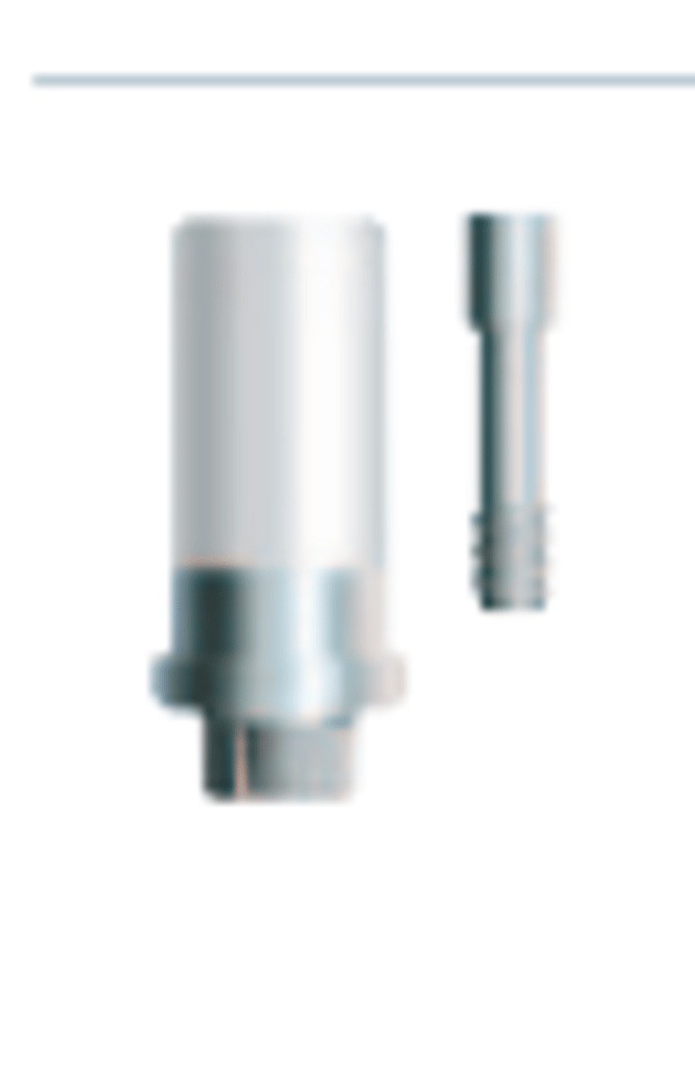 <p>What kind of abutment is usually used for a single unit</p>