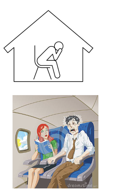 <p><span style="color: rgb(255, 254, 254);">Agoraphobia</span></p><ul><li><p><span style="color: rgb(255, 254, 254);">It is an extreme fear of being in situations from which escape may be DIFFICULT or AVOIDANCE of situations such as being alone outside one’s home, traveling in a car, bus, or airplane, or being in a crowded area.</span></p></li></ul><p></p>