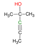 <ul><li><p>adds <span style="color: yellow;"><strong>OH group and R to carbonyl carbon</strong></span></p></li><li><p>*acetylide anion attacks</p><p>partially positive carbon</p><p>*DO NOT FORGET</p><p>then H3O+</p></li></ul><p></p>