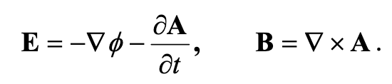 <p>You take the retarded potentials and plug them into the dynamic scalar and vector potential equations here. </p>