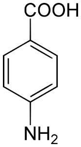 <p>acid p-aminobenzoic</p>