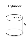 <p>Volume of a Cylinder</p><p>V = ?</p>