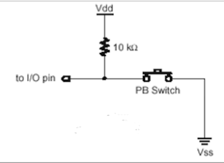 <p><span>When the pushbutton is pressed, what logic level would be read by the Input pin?</span></p>