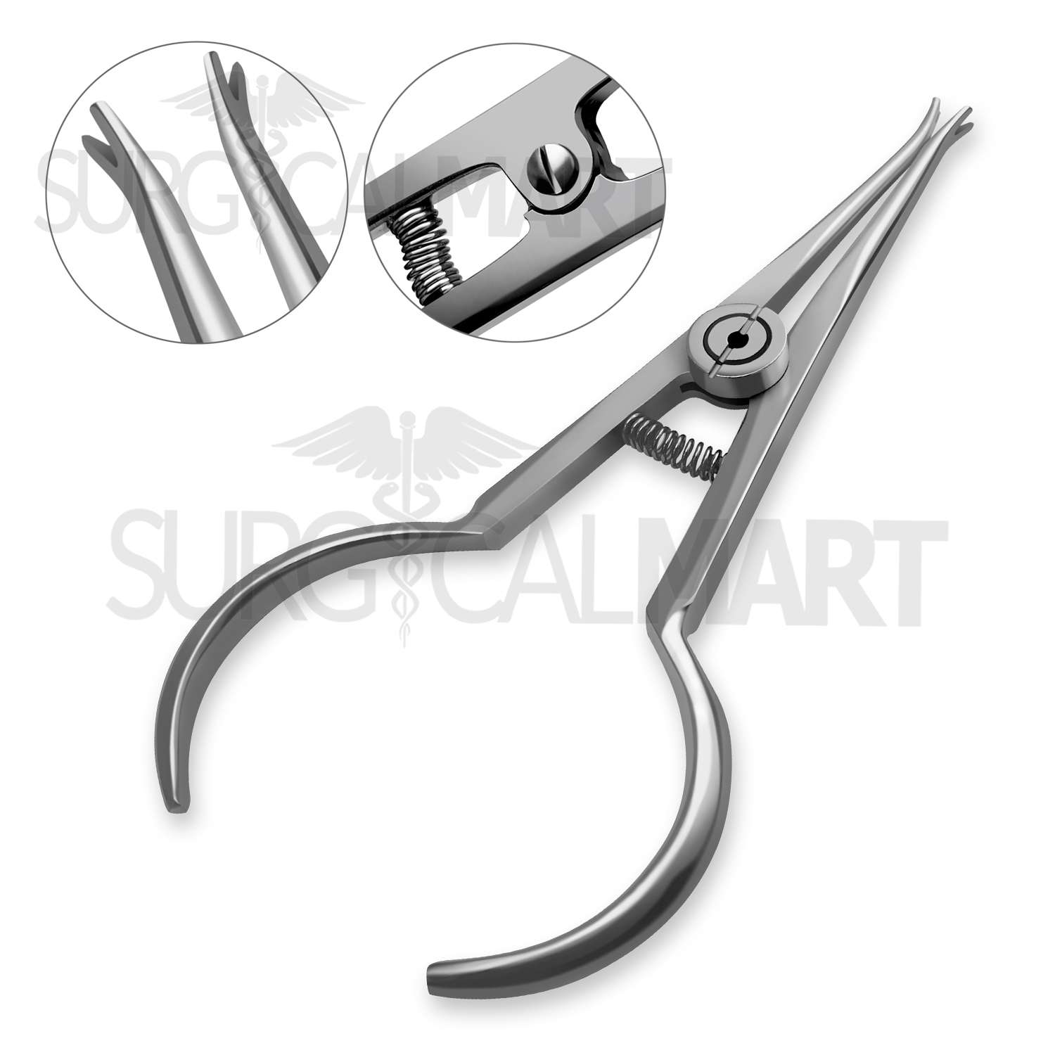 <ul><li><p>to tie in ligature to arch wire</p></li></ul><p></p>