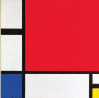 <p>Piet Mondrian, Composition with Red, Blue, and Yellow, 1930 - De Stijl</p>